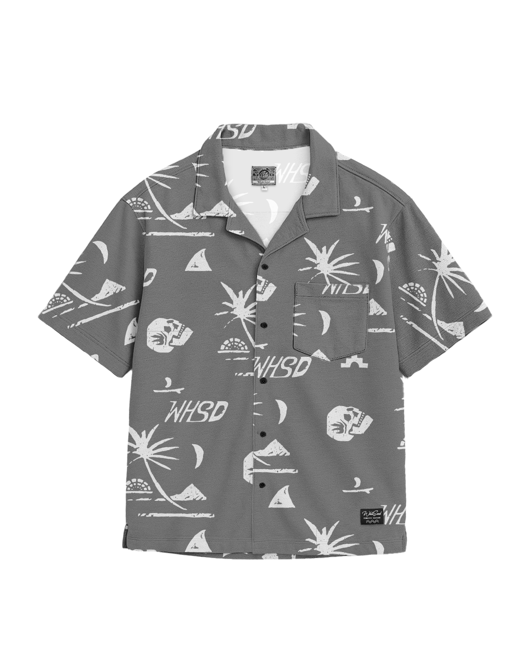 SKULL HYBRID COTTON CUBAN SHIRT
