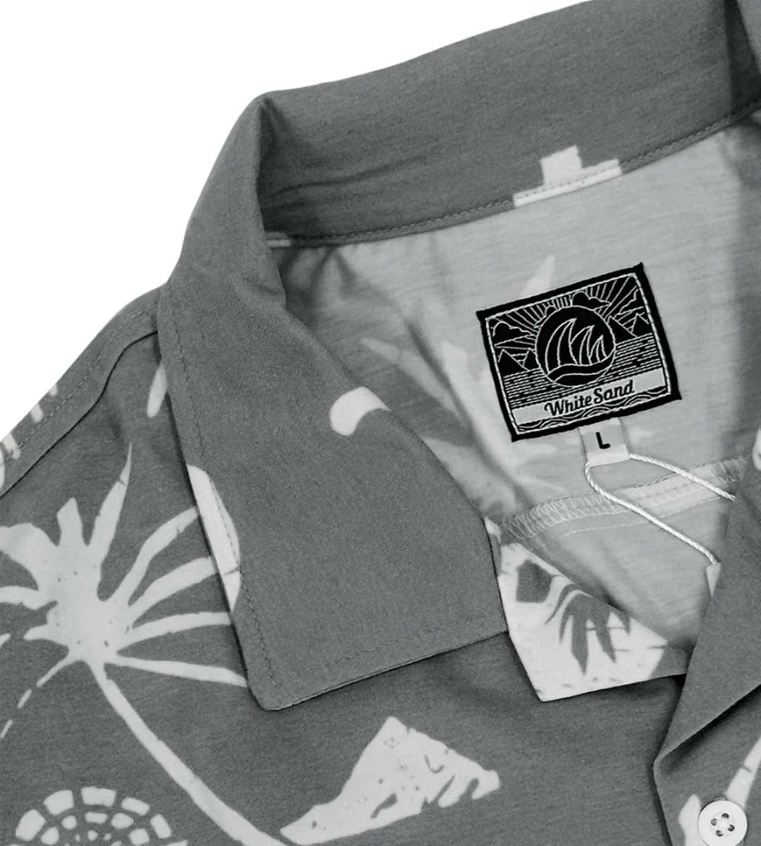 SKULL HYBRID COTTON CUBAN SHIRT