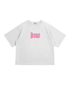 SOFT COTTON CROP TEE – BLOOM OCEAN