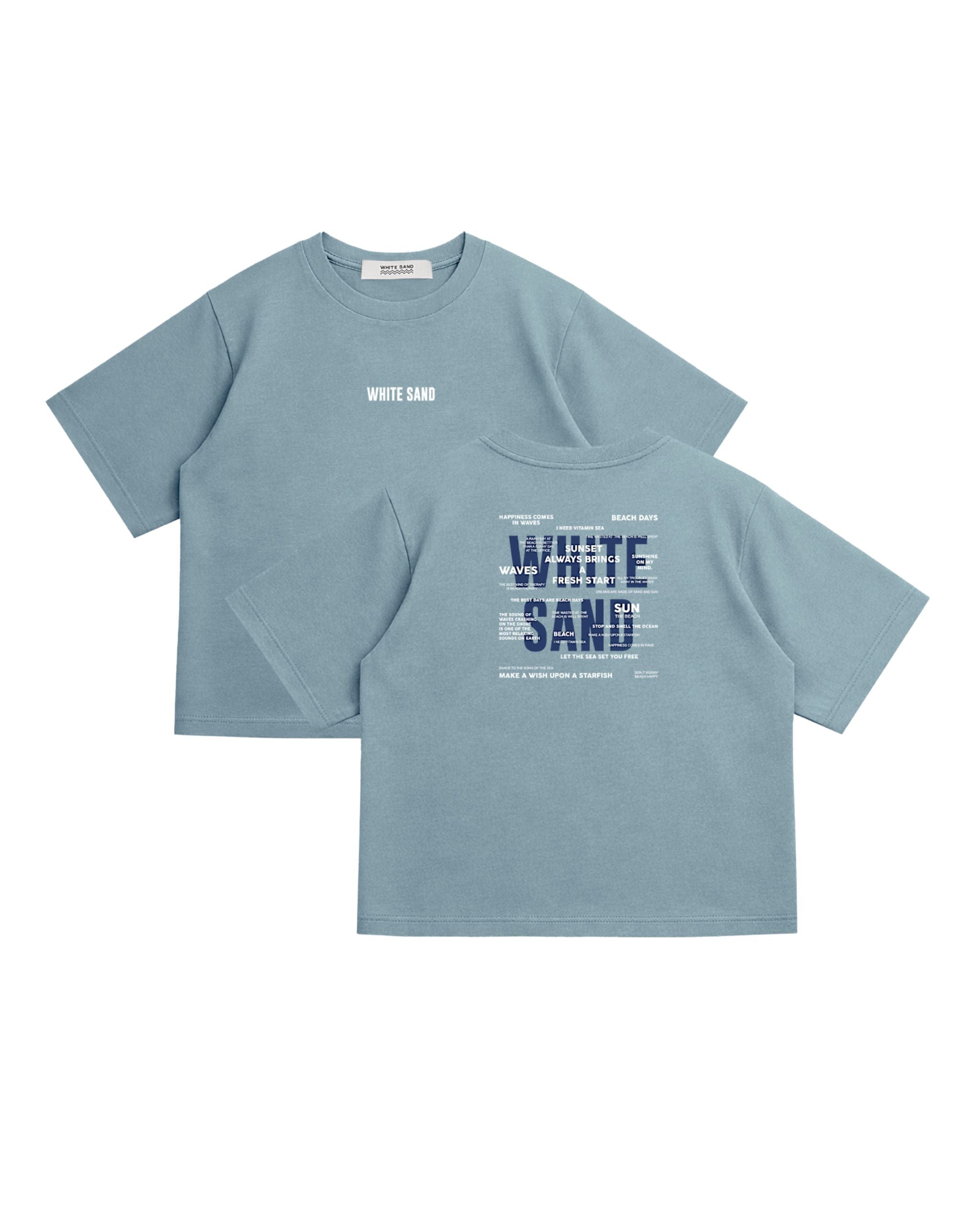 SOFT COTTON CROP TEE – BEACH DAY