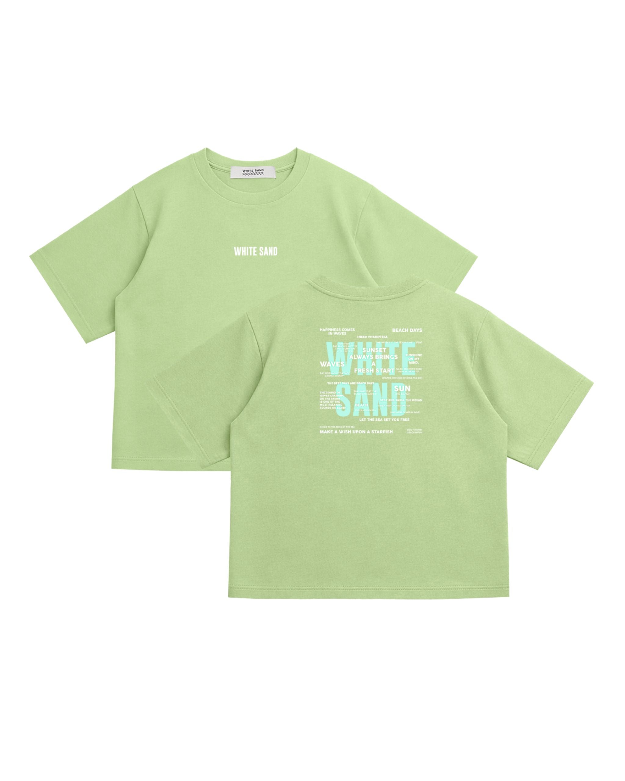 SOFT COTTON CROP TEE – BEACH DAY