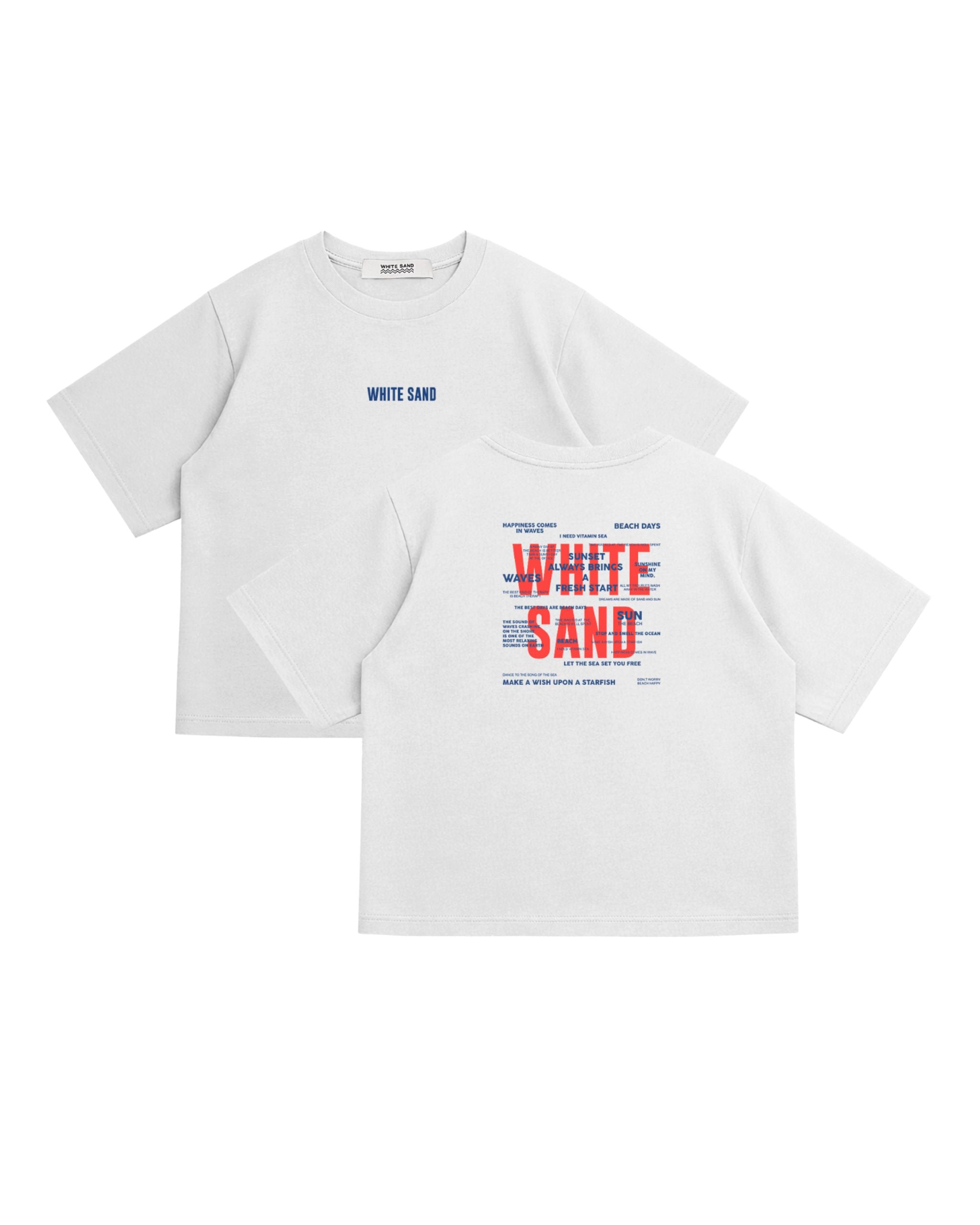 SOFT COTTON CROP TEE – BEACH DAY