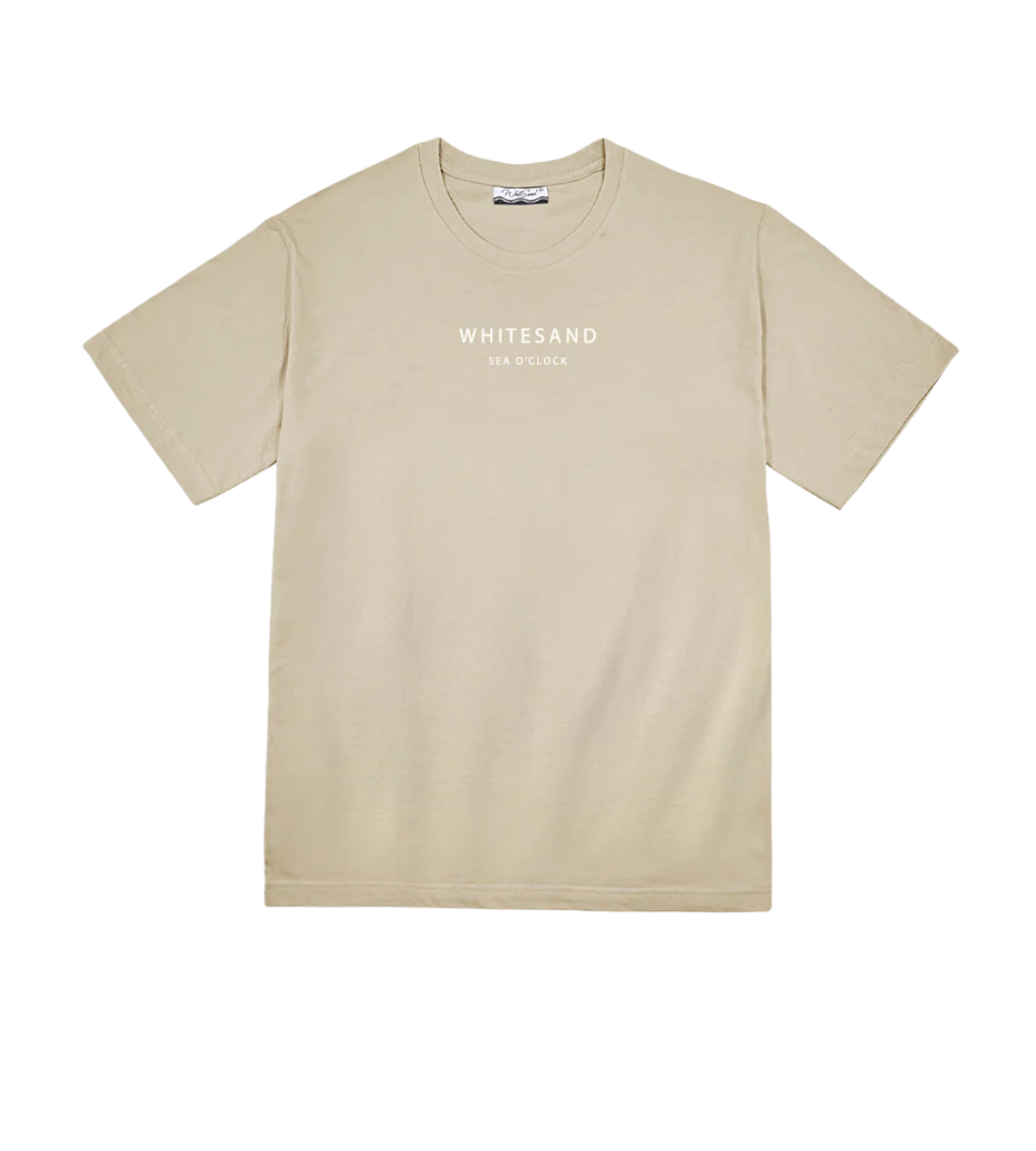SOFT COTTON TEE [O'CLOCK] – WhiteSand