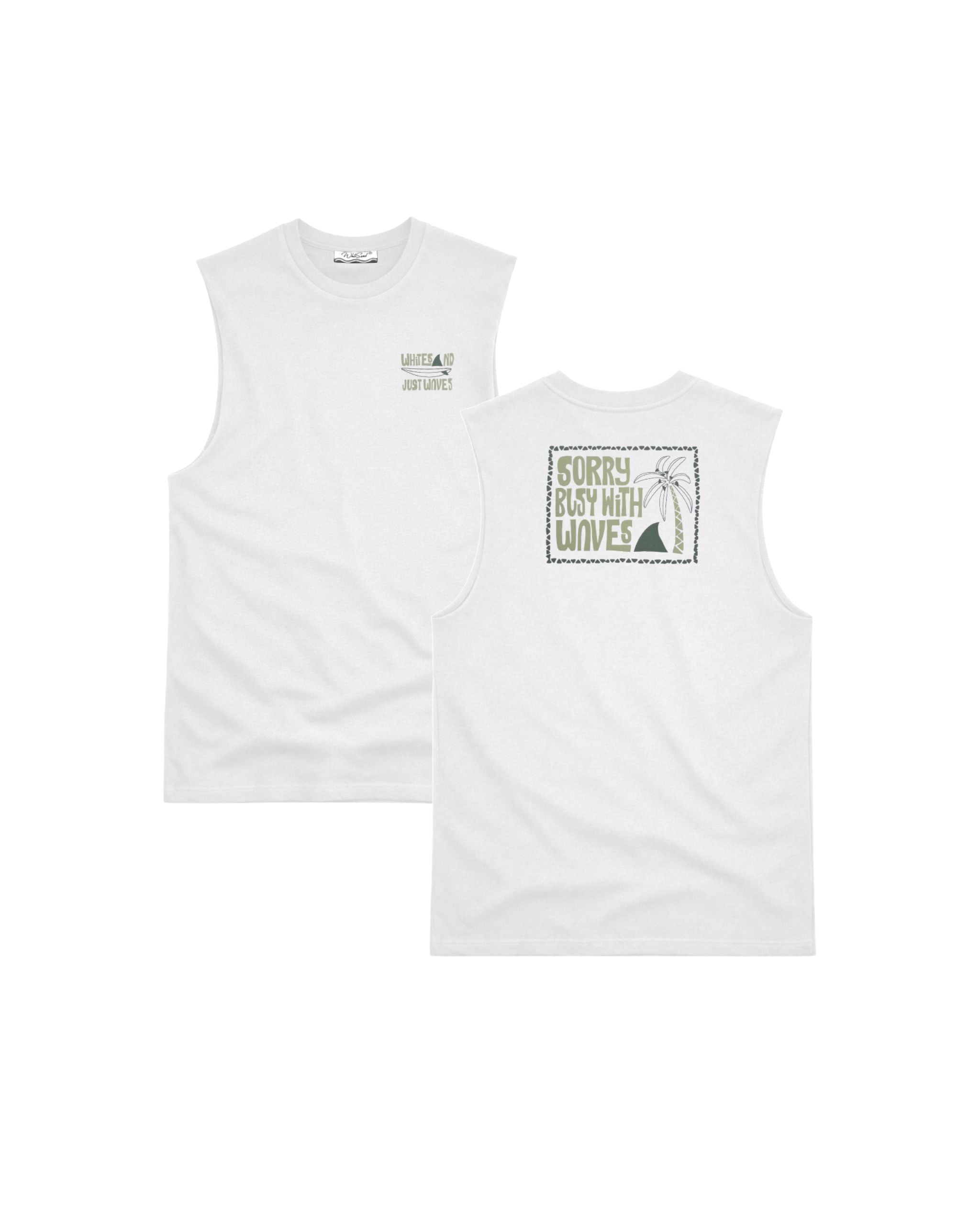 SOFT COTTON TANK TOP – SORRY WAVES