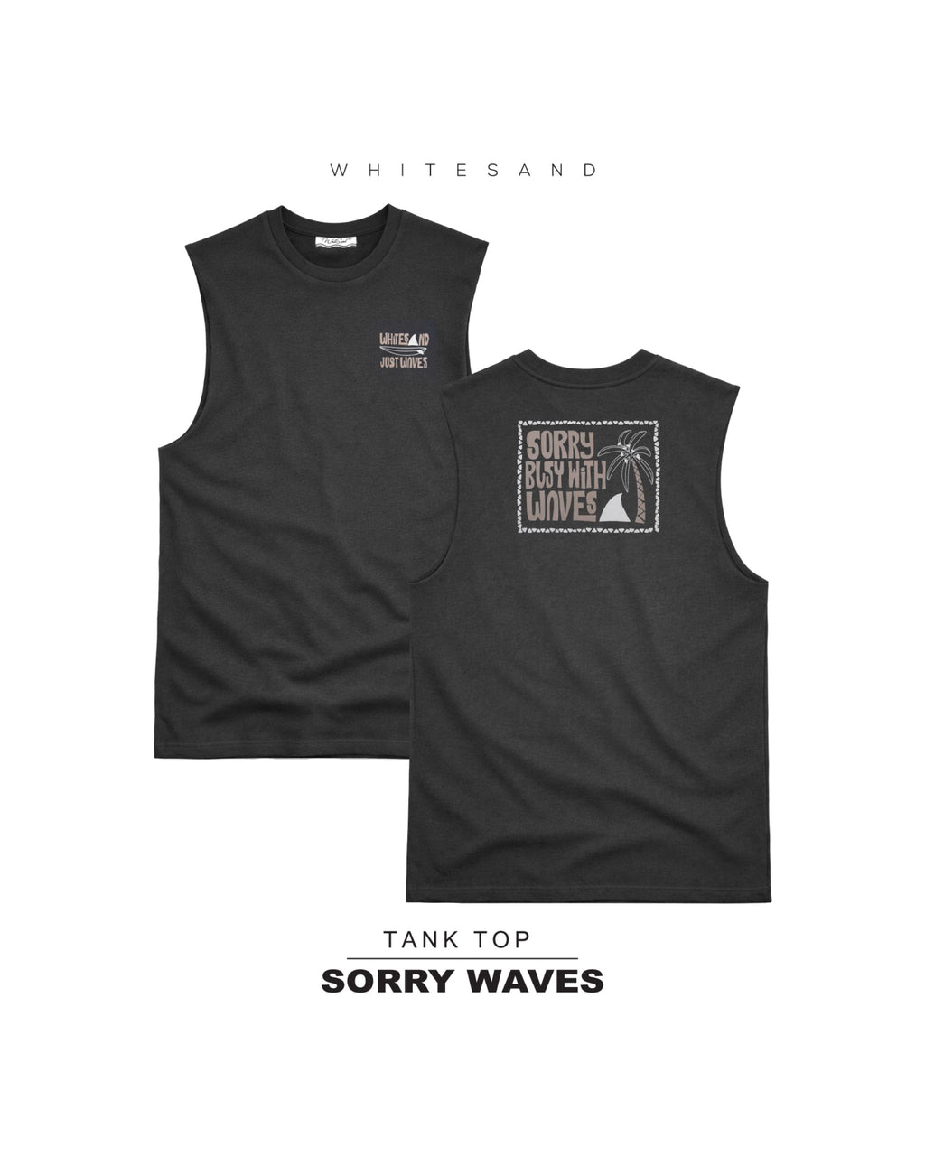 SOFT COTTON TANK TOP – SORRY WAVES