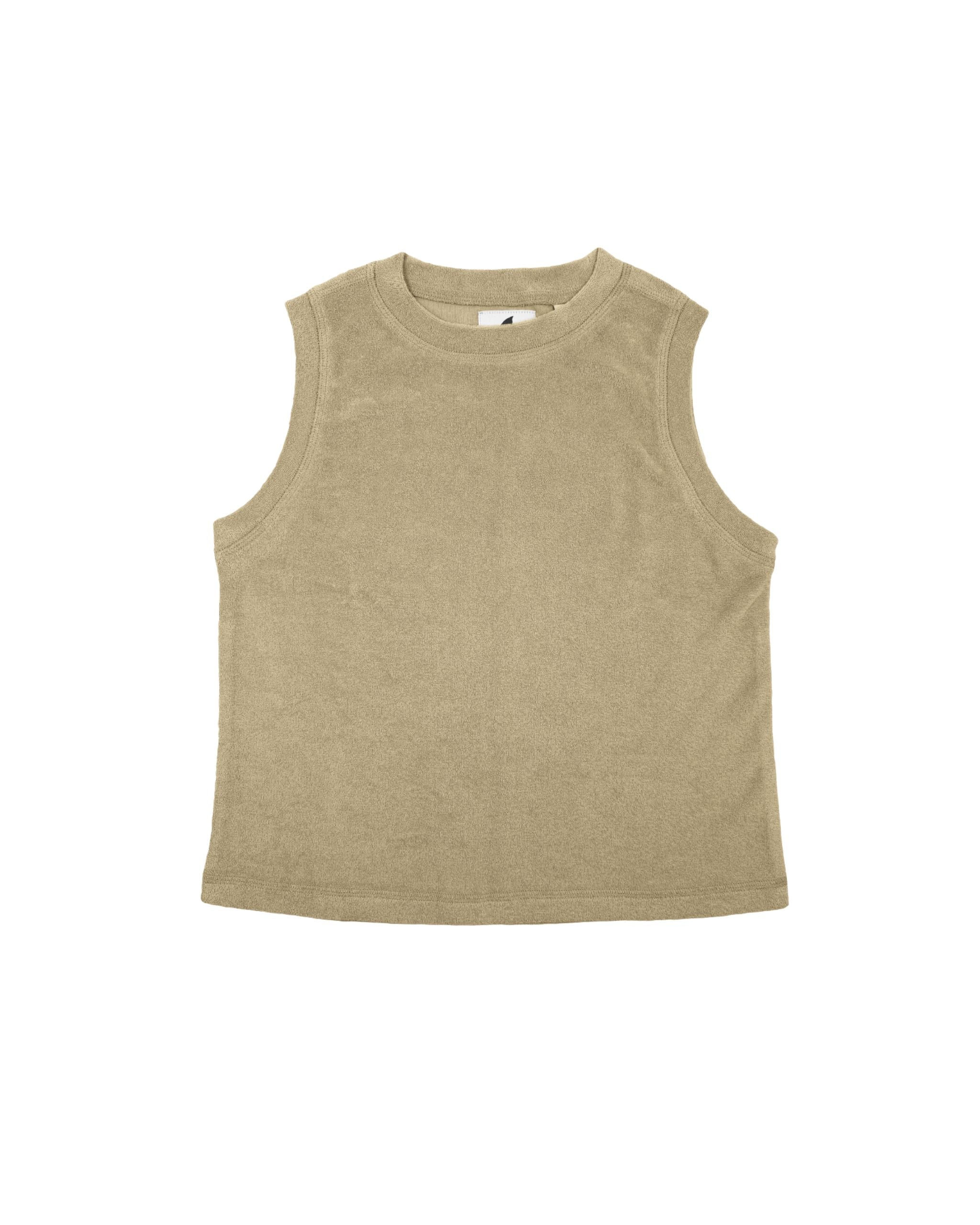 WOMEN TERRY SLEEVELESS CROPTOP – 2026 TERRY COLLECTION