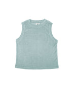 WOMEN TERRY SLEEVELESS CROPTOP – 2026 TERRY COLLECTION