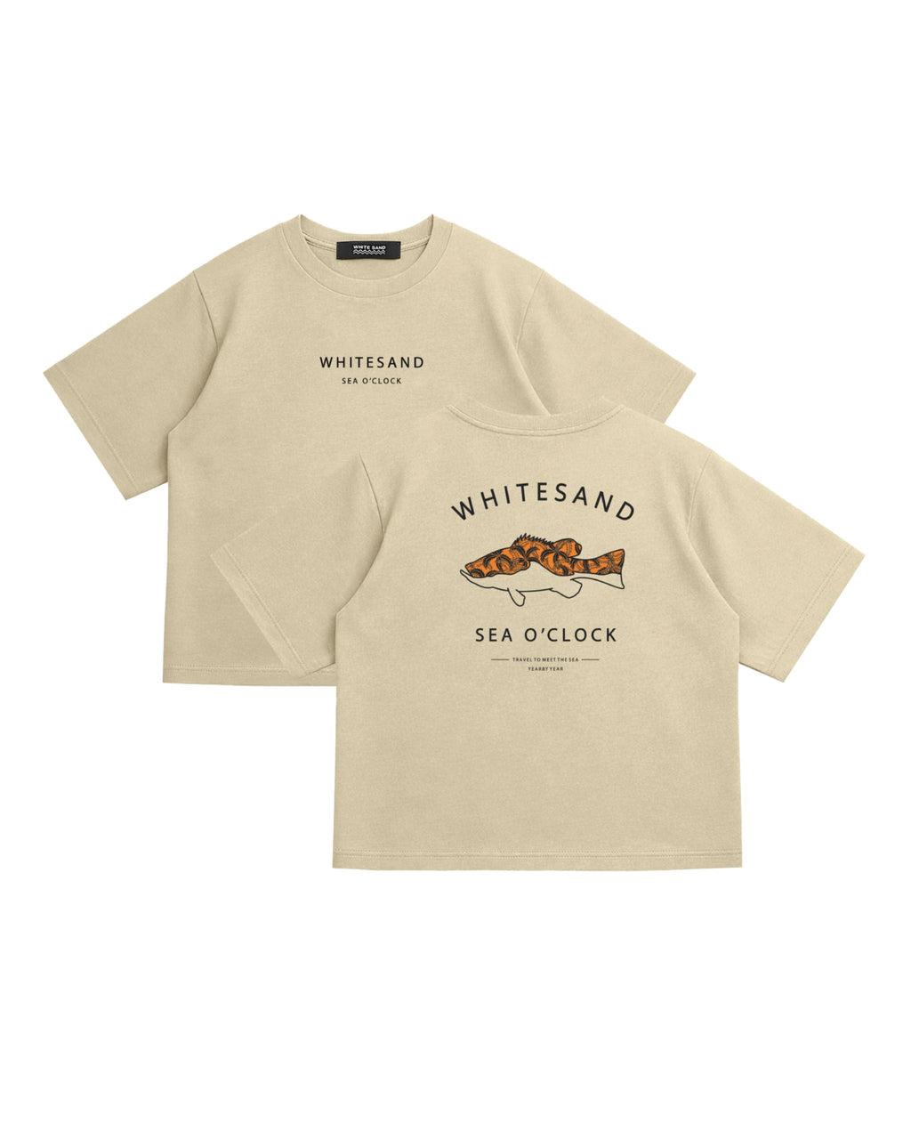 SOFT COTTON CROP TEE – O'CLOCK