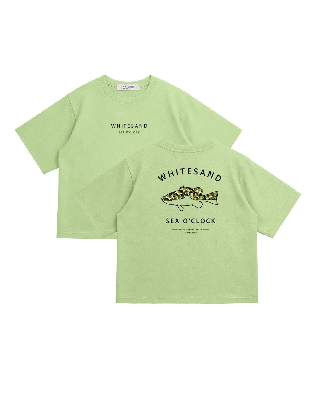 SOFT COTTON CROP TEE – O'CLOCK