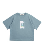 SOFT COTTON CROP TEE – FISH SURF