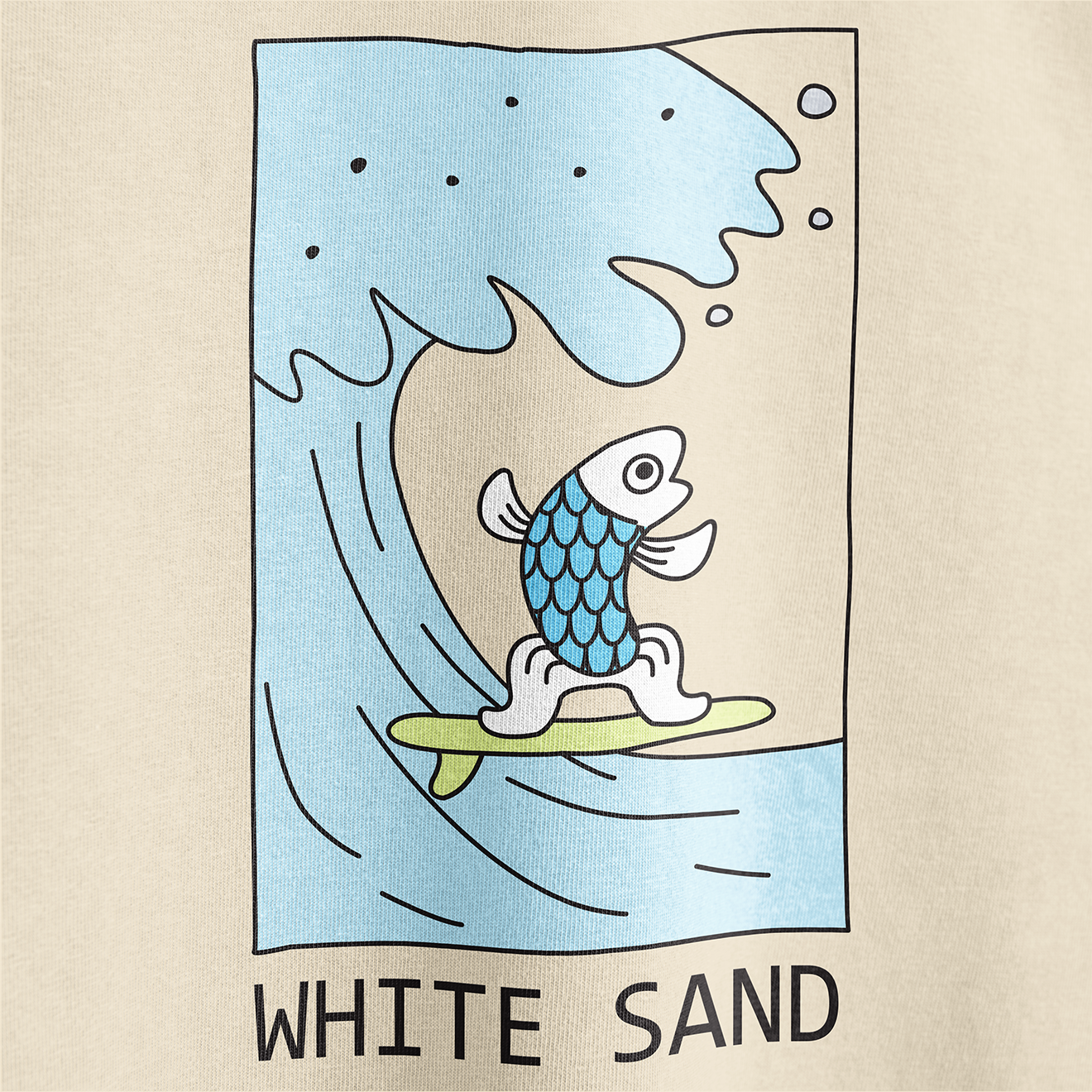 KID T-SHIRT SURF FISH