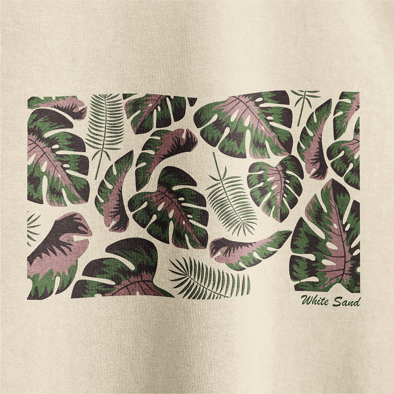 T-SHIRT LEAF WS