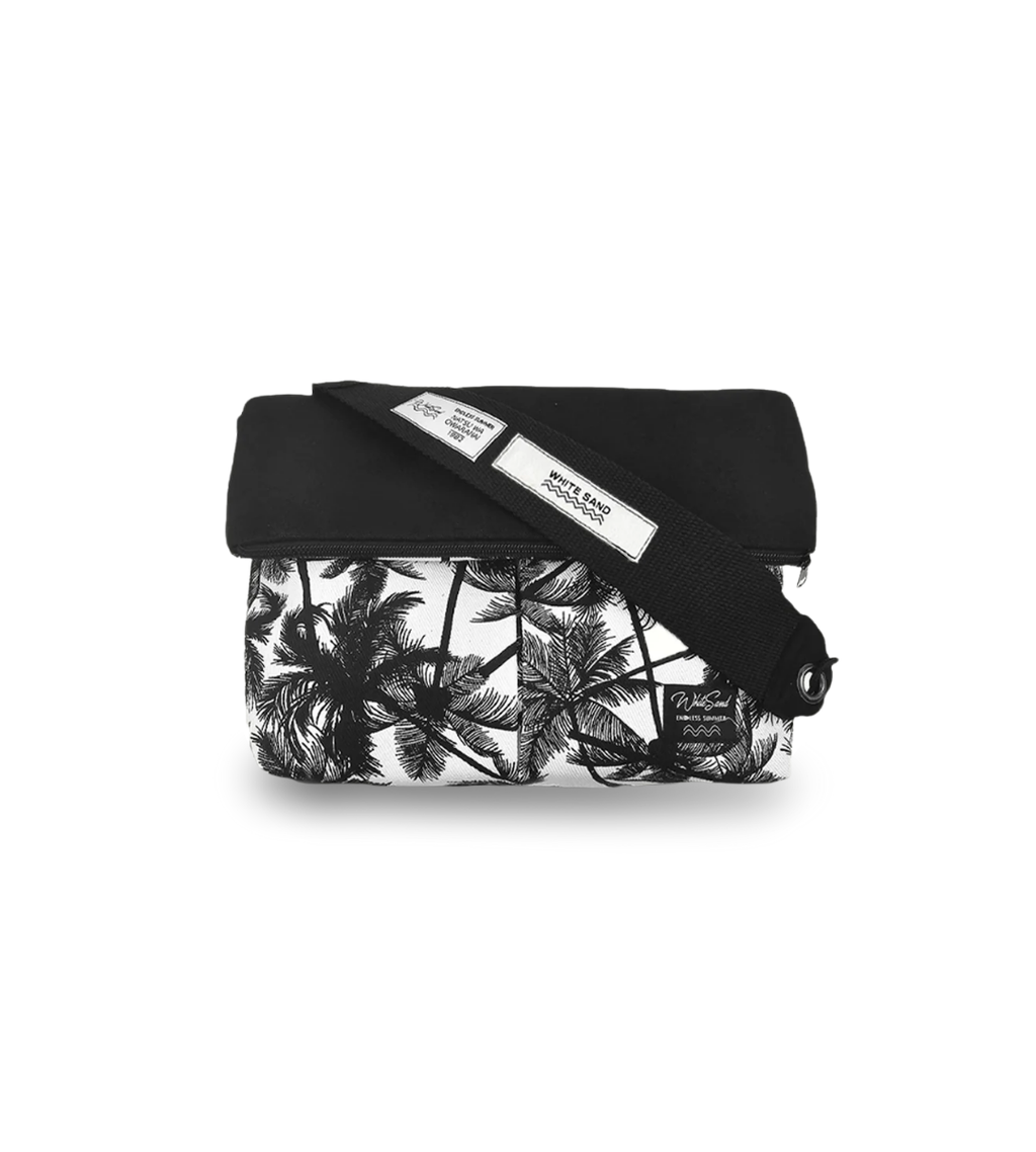 CLASSIC PLAM AND OBSIDIAN SACOCHE BAG