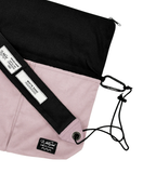 SUEDE CANVAS CROSSBODY – BLACK