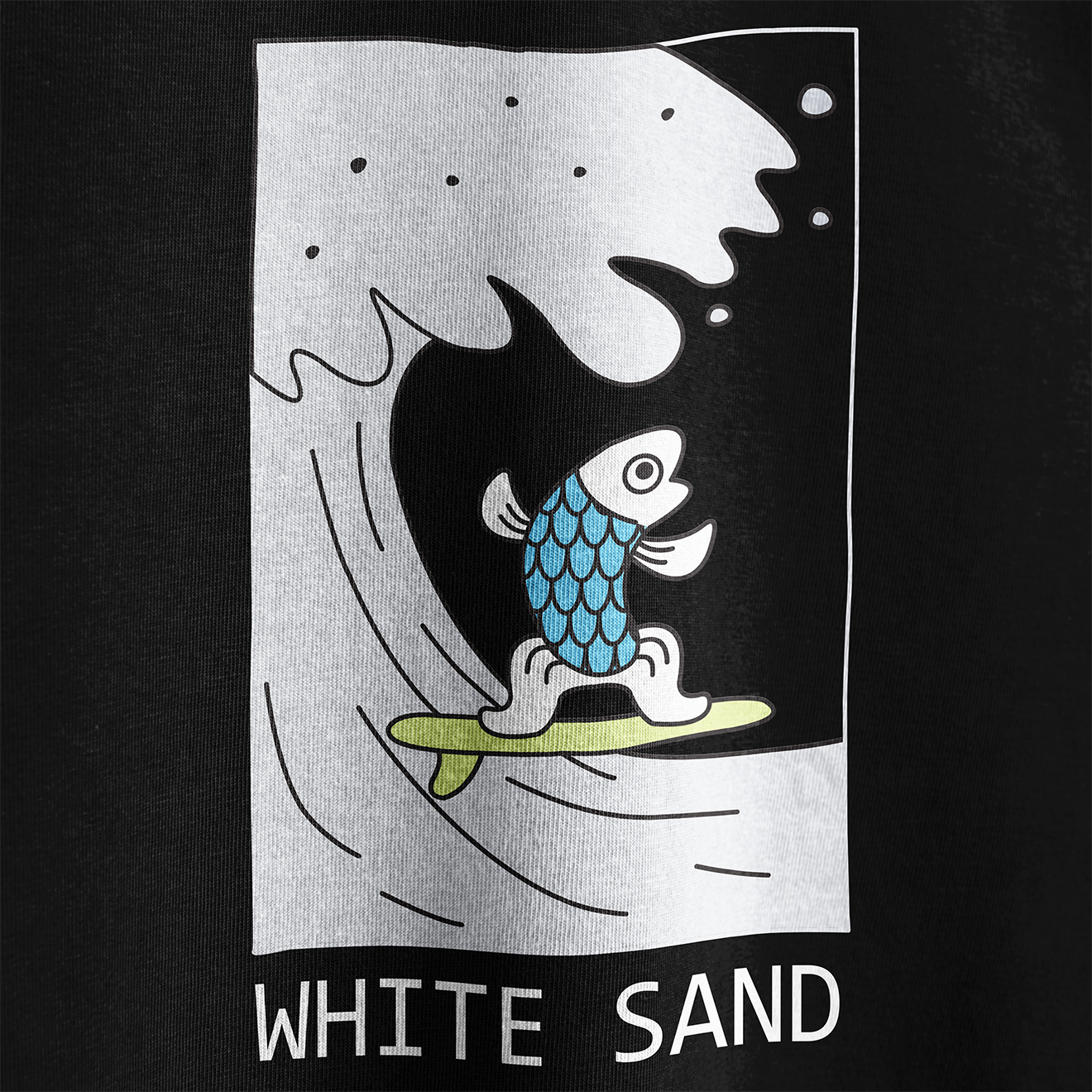 T-SHIRT FISH SURF