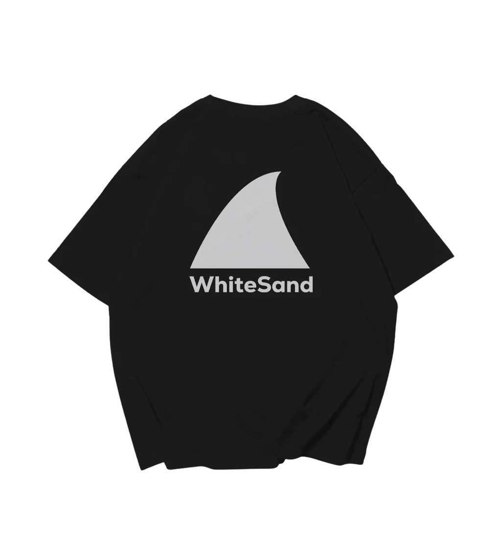 WHITESAND BIO SILKY BIG SILHOUETTE TEE