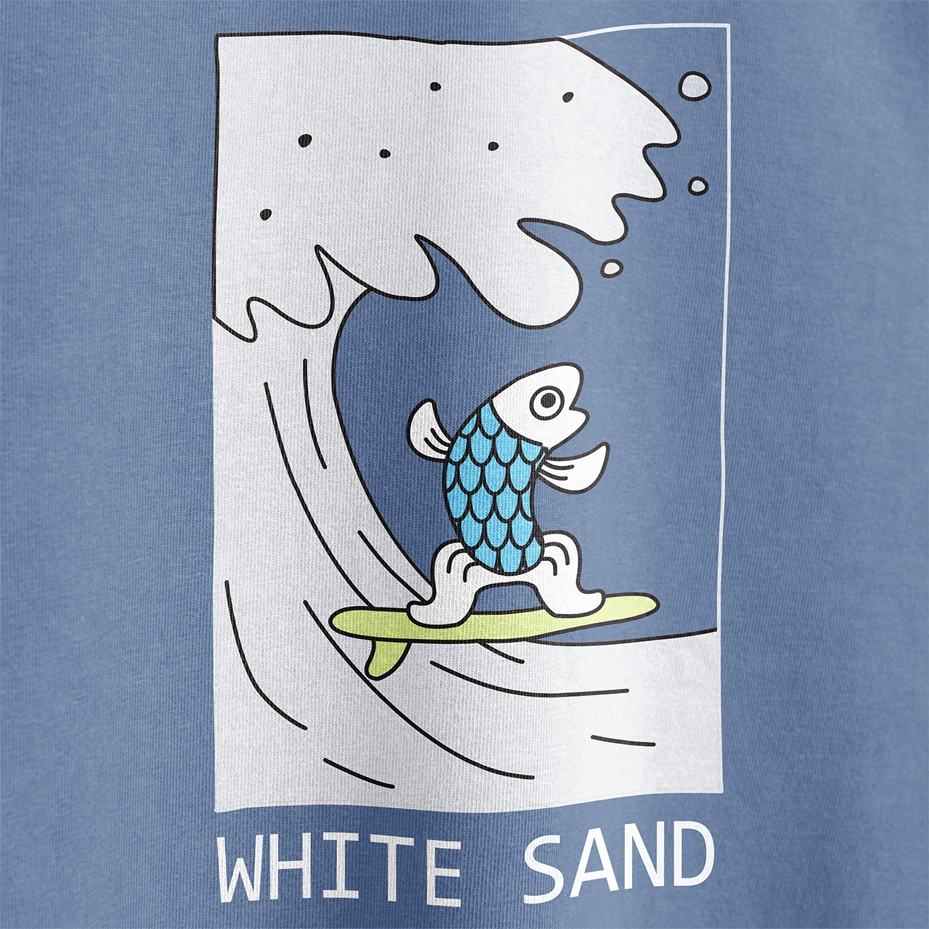 KID T-SHIRT SURF FISH