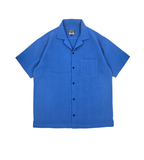 WAFFLE OPEN COLLAR SHIRT