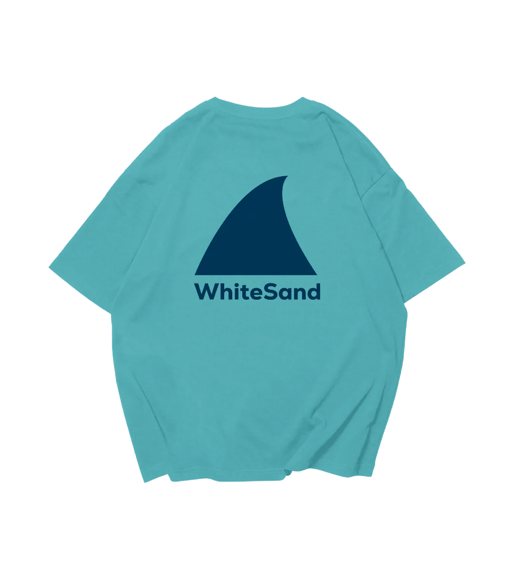 WHITESAND BIO SILKY BIG SILHOUETTE TEE