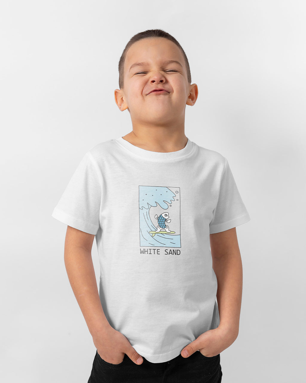 KID T-SHIRT SURF FISH