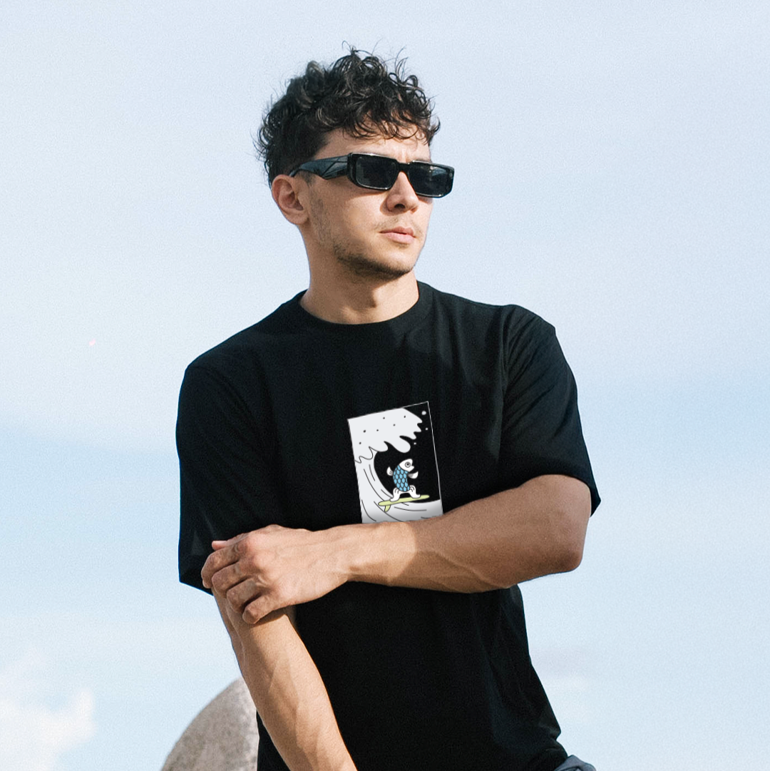 T-SHIRT FISH SURF