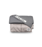 SUEDE CANVAS CROSSBODY – GRAY