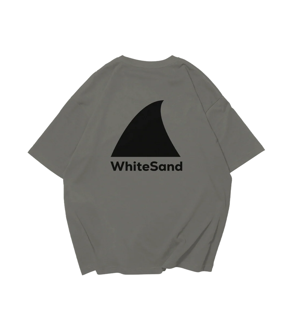 WHITESAND BIO SILKY BIG SILHOUETTE TEE