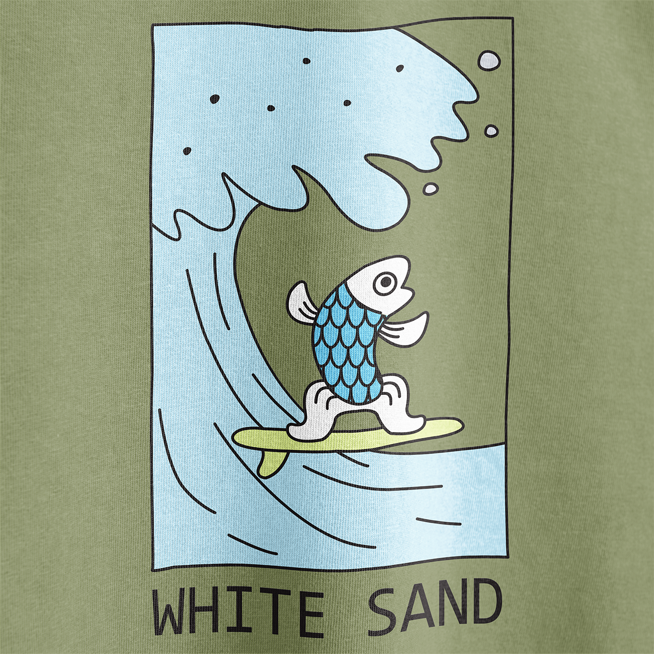 KID T-SHIRT SURF FISH