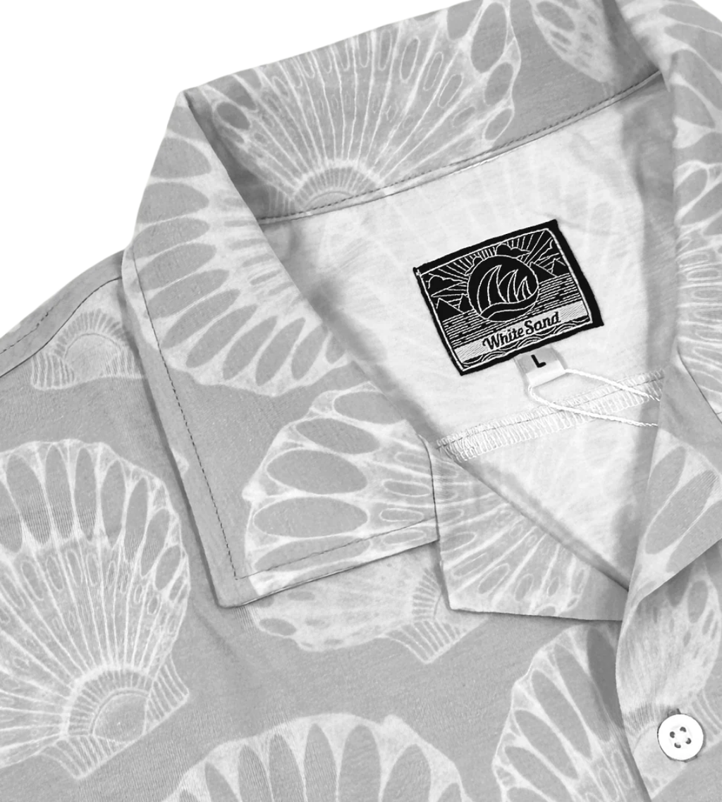 MINIMAL SHELL HYBRID COTTON CUBAN SHIRT