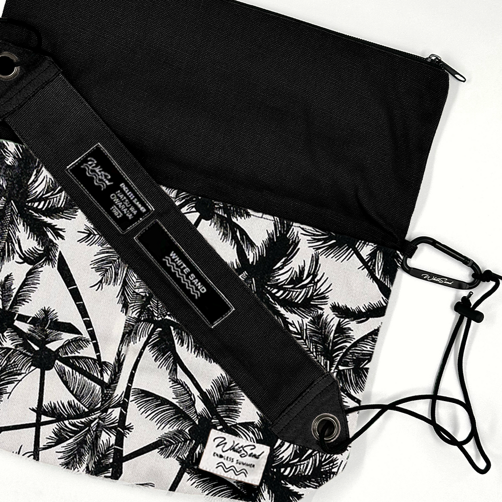 SACOCHE BAG PALM WHITE