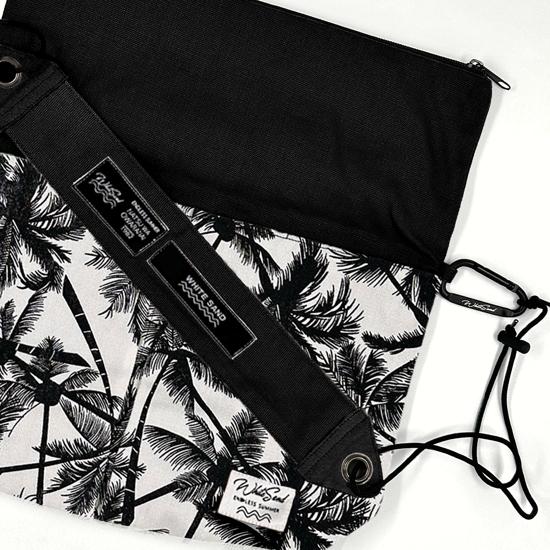 SACOCHE BAG PALM WHITE