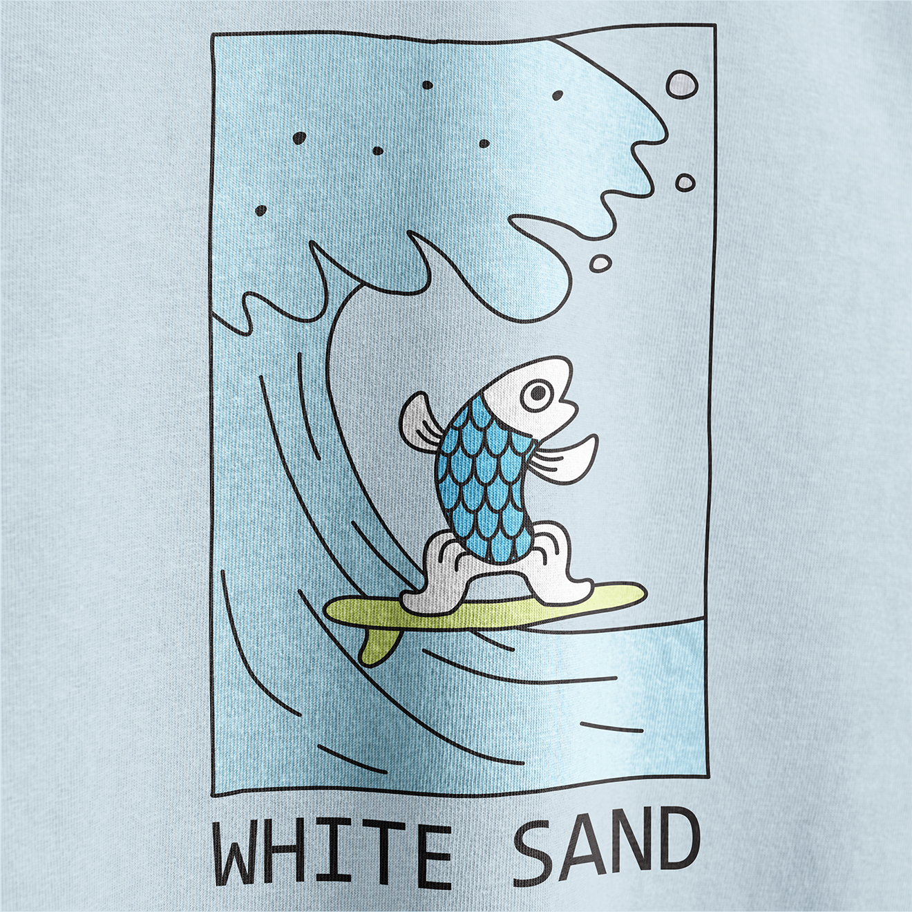 T-SHIRT FISH SURF