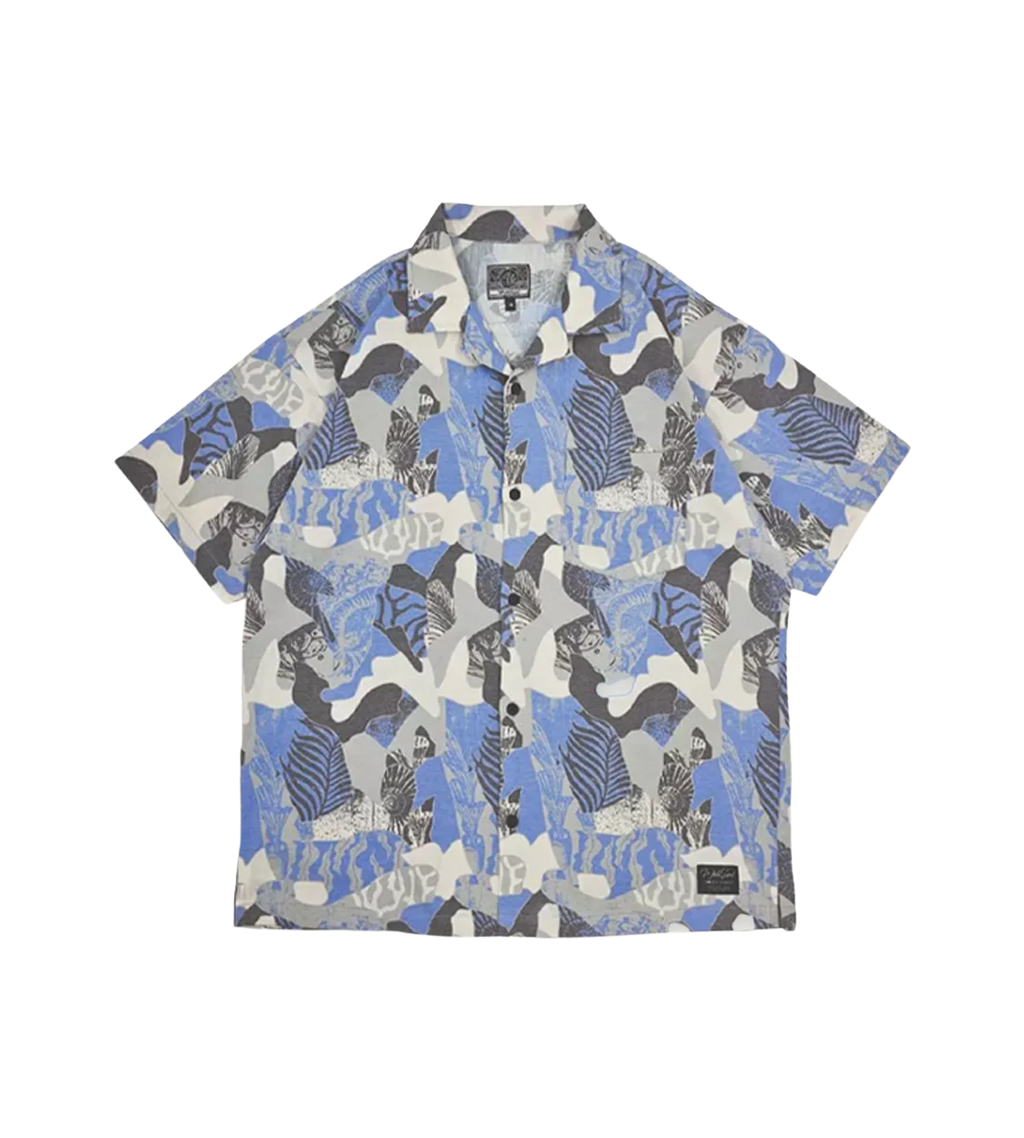 SHELL FISH HYBRID COTTON CUBAN SHIRT