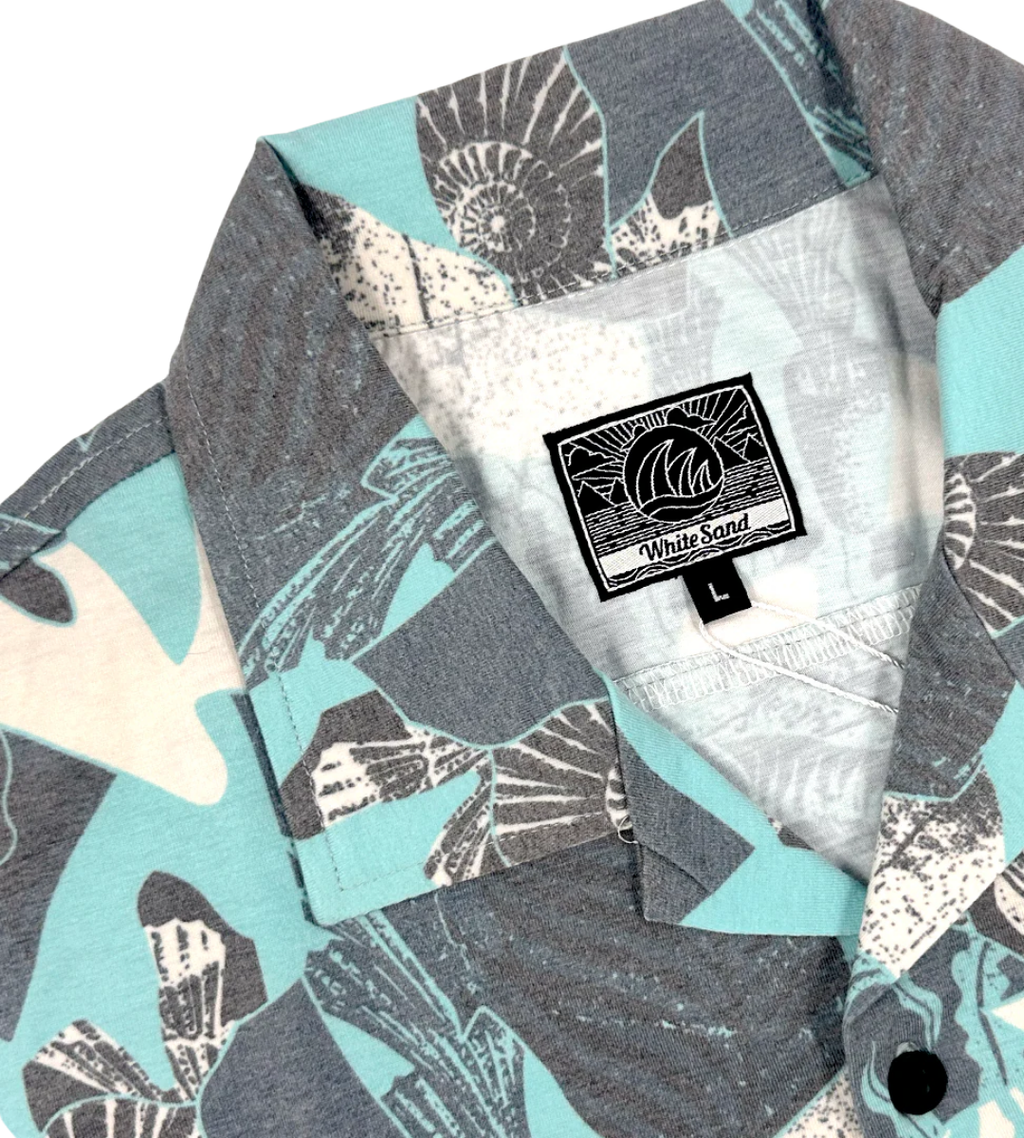 SHELL FISH HYBRID COTTON CUBAN SHIRT