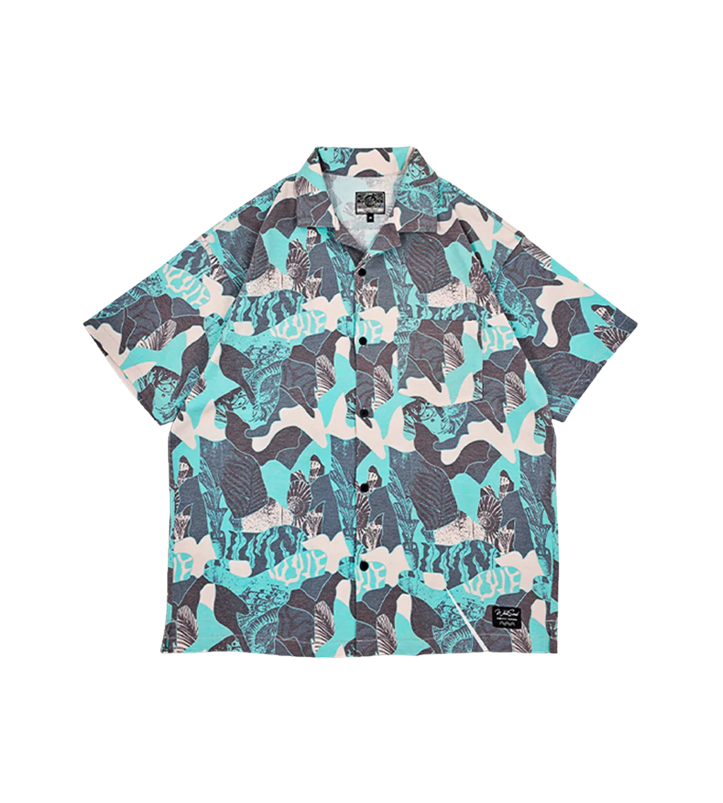 SHELL FISH HYBRID COTTON CUBAN SHIRT