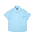 WAFFLE OPEN COLLAR SHIRT