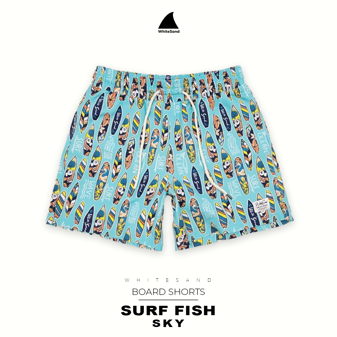BOARD SHORTS -SURF FISH