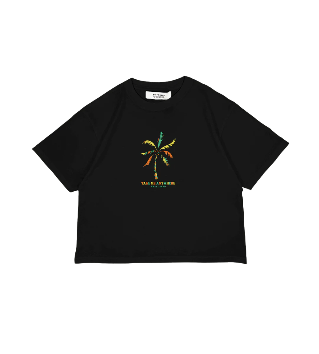 TAKE ME DAILY TENDER CROP TEE