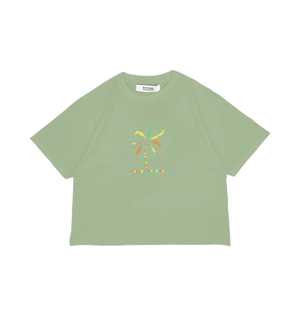 TAKE ME DAILY TENDER CROP TEE
