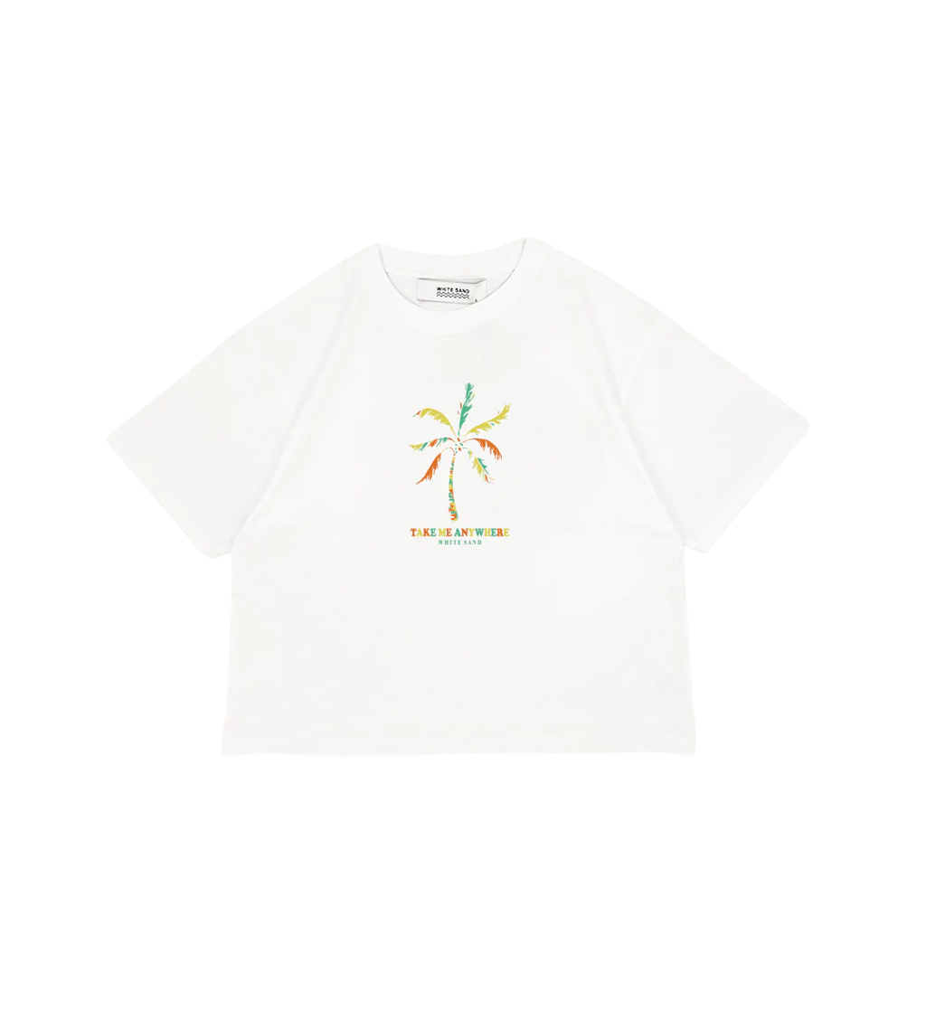 TAKE ME DAILY TENDER CROP TEE