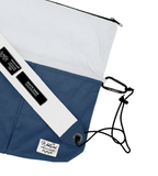 SUEDE CANVAS CROSSBODY – WHITE