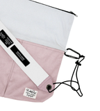 SUEDE CANVAS CROSSBODY – WHITE