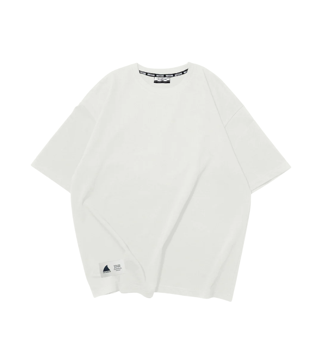 WHITESAND BIO SILKY BIG SILHOUETTE TEE