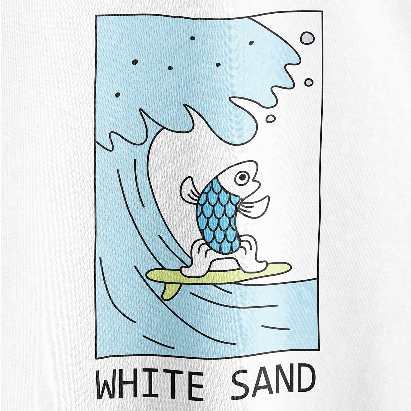 KID T-SHIRT SURF FISH