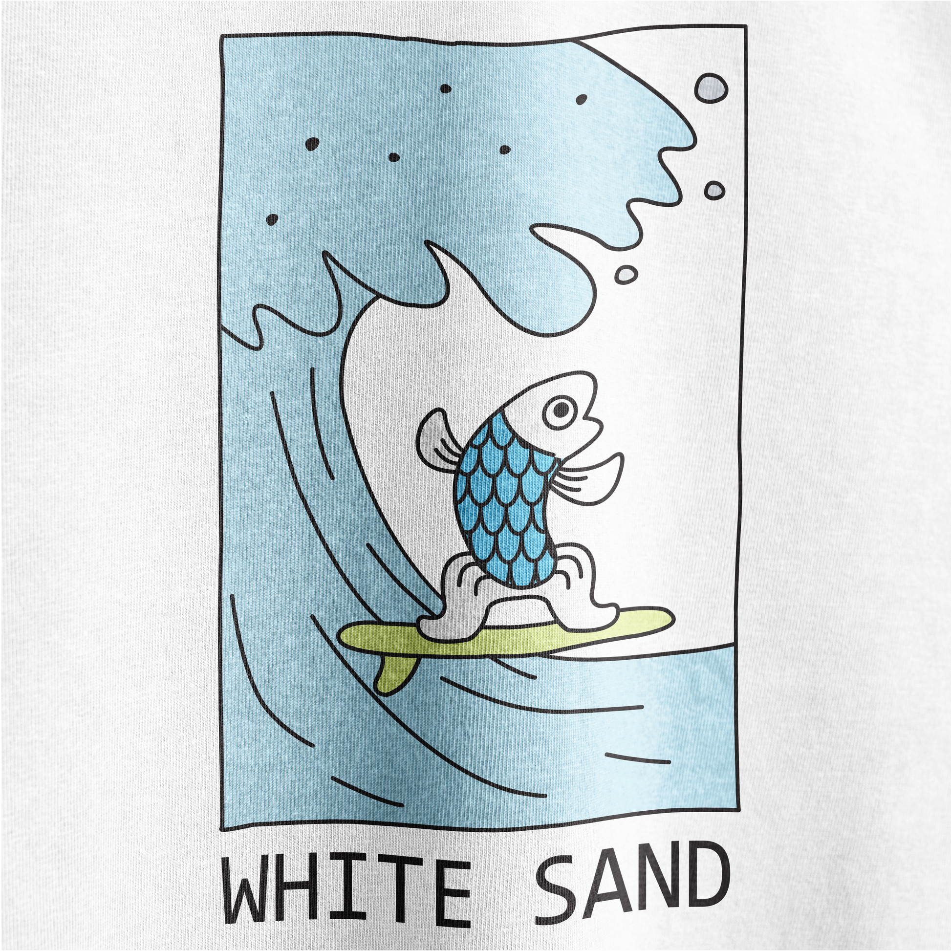 T-SHIRT FISH SURF