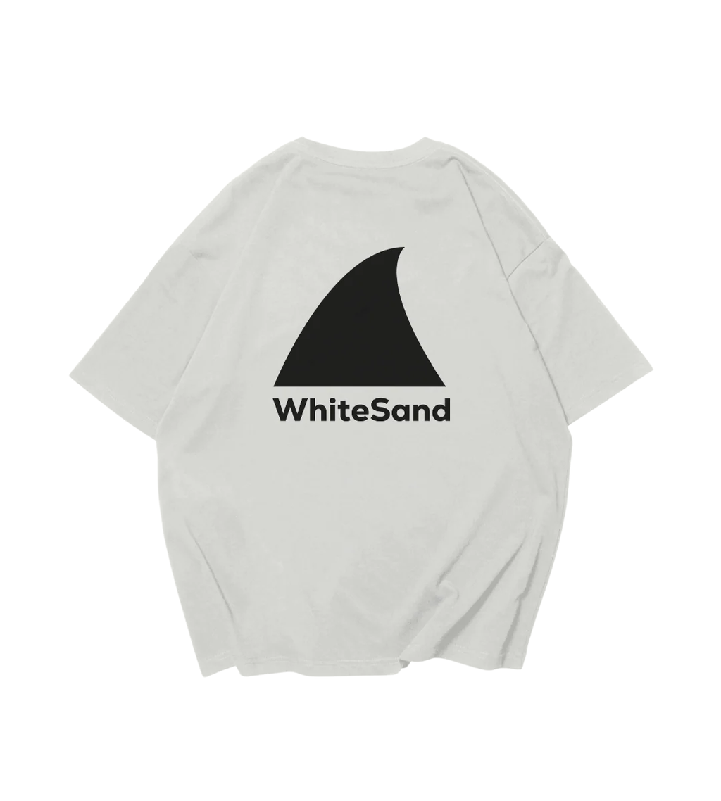 WHITESAND BIO SILKY BIG SILHOUETTE TEE