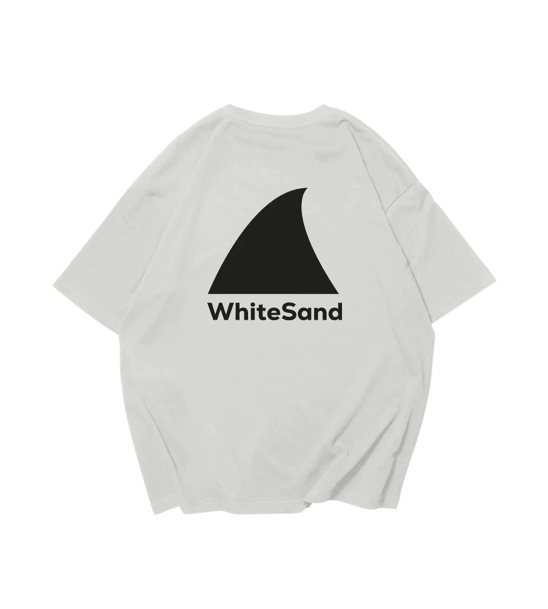 WHITESAND BIO SILKY BIG SILHOUETTE TEE